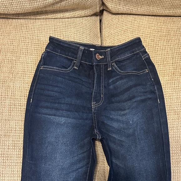 Kohl's Women's High Rise Dark Indigo Jeans - Picture 1 of 3